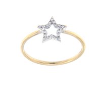 Anello Bolzoni Donna in Oro giallo Diamante 0.11 Ct AN0859-5-OGB - AN0859-5-OGB